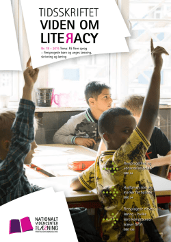 hele tidsskriftet: Viden om Literacy nr. 18