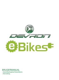 Manual E-bike Devron Bun