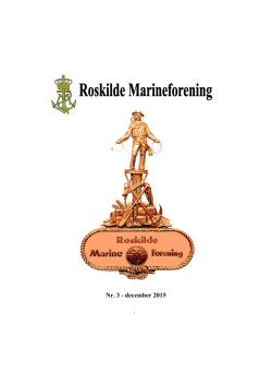 Medlemsblad - Roskilde Marineforening