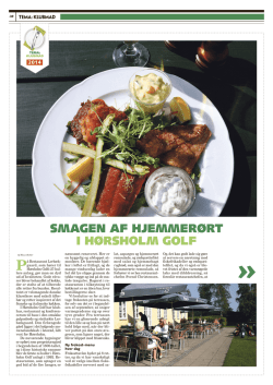 Anmeldelse Restaurant Lerbækgaard del 1 – Golfbladet