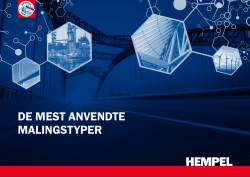 DE MEST anvEnDTE MalingSTypEr