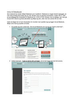 Intro til Meebook