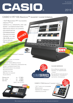 CASIO V-R7100 ANDROID