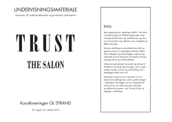 TRUST The Salon  - Kunstforeningen Gl. Strand