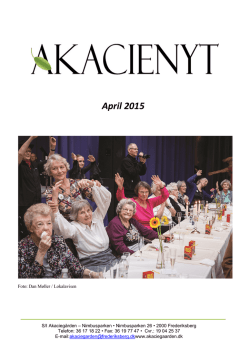 Læs og Akacienyt april 2015
