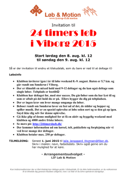 24 timers løb i Viborg 2015