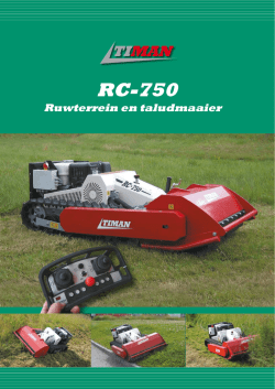Ruwterreinmaaier RC-750