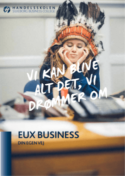 Eux -brochure _15 - Silkeborg Business College