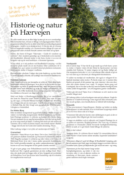 Hærvejens Advertorials Historie og natur på Hærvejen (pdf til PRINT)