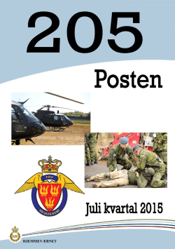 205 Posten juli kvartal 2015
