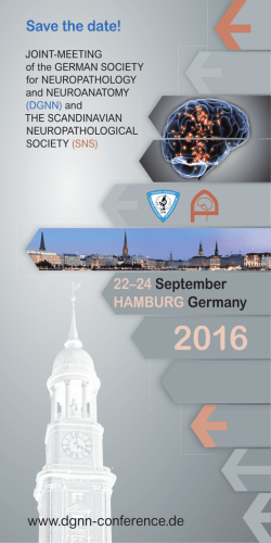 Save the date! 22–24 September HAMBURG Germany