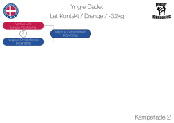 Yngre Cadet Let Kontakt / Drenge / -32kg Kampeflade 2