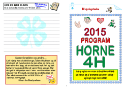 Program2015 - Horne