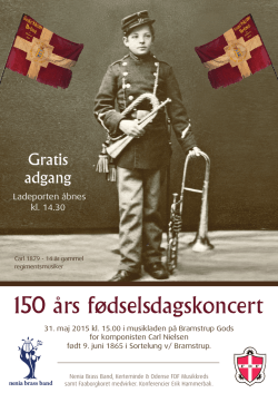 Carl Nielsen koncert program