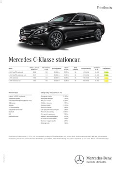 Mercedes C-Klasse stationcar.