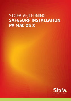 Installation af SafeSurf til Mac