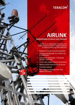 Produktblad AirLink