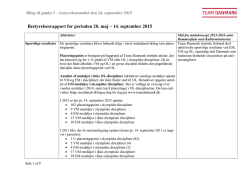 a. Bestyrelsesrapport for perioden 20. maj -14