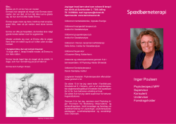 Spædbørneterapi - Dansk Institut for Spædbarnsterapi