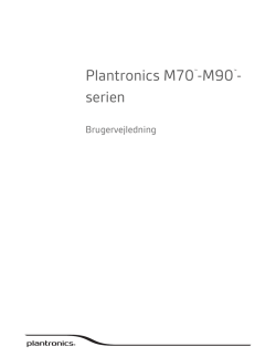 Plantronics M70™-M90™
