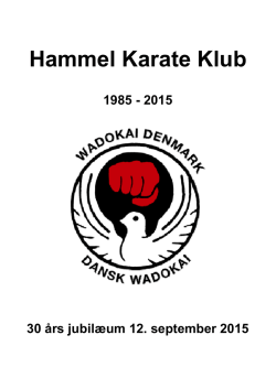 Historien - Hammel Karate Klub