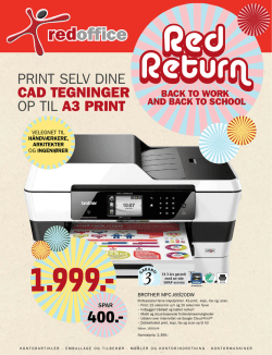 PRINT SELV DINE CAD TEGNINGER OP TIL A3 PRINT