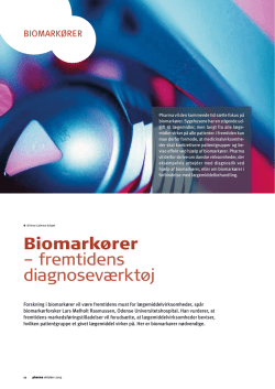 Biomarkører – fremtidens diagnoseværktøj
