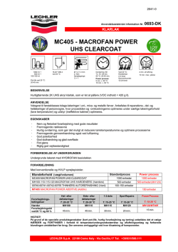 405 Macrofan Power UHS Clearcoat - Baden