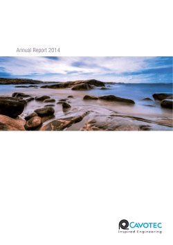 Annual Report 2014 - NASDAQ OMX Corporate Solutions