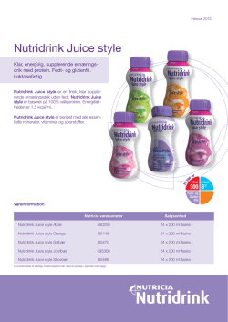 Nutridrink Juice style