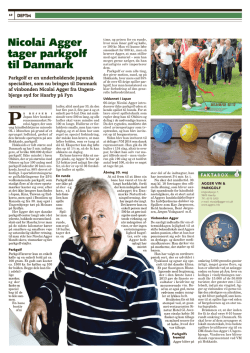 Golfbladet 2015 - Aggers Vin & Parkgolf