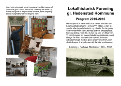 Blad 2015-1 - Lokalhistorisk Forening Gl. Hedensted Kommune