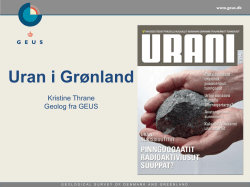 Uran i Grønland - Naalakkersuisut