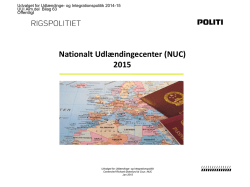 Nationalt Udlændingecenter (NUC) 2015