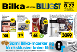 149,- Saml Bilka-mærker og få eksklusive knive til kr.