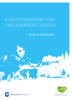 kvalitetsrapport for skoleområdet 2013/14