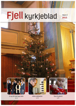 Fjell kyrkjeblad 2015 - Nr 6