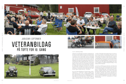 VW-Audi Club Norge 2015 - Veteranbildagen på Tofte