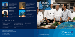 Brain Food - Radisson Blu