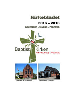 Kirkeblad - Baptistkirken Gandrup