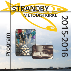 kalender - Strandby Metodistkirke