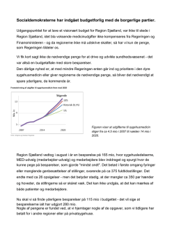 budgetaftale 2016 Region Sjælland