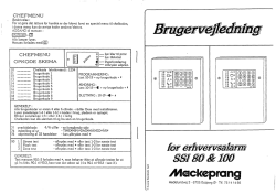 SSI 80 & 100 - Telesikring