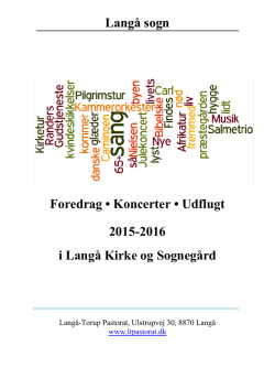 Klik her for at se program for 2015 - 2016 - Langå