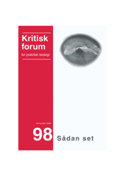 Text hentet fra www.anis.dk - Kritisk Forum
