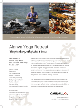 Alanya Yoga Retreat