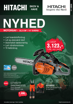 hitachi SKOV & HAVE 1.998,- - Hitachi Power Tools Denmark AS