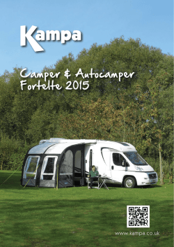 Camper & Autocamper Fortelte 2015
