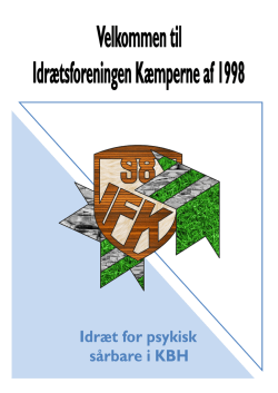 pdfInfo brochure IFK98 - Center Nord-Vest