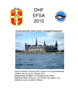 DHF EFSA 2015 - Dansk Havfiskerforbund